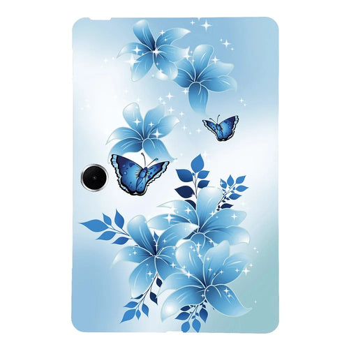 For OnePlus Pad Lite  /  Oppo Pad SE Case Pattern Printing Slim Soft TPU Tablet Cover - Blue Butterfly - 1