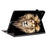 For Samsung Galaxy Tab A11+ Leather Case Pattern Printed Stand Tablet Cover with Card Slots - Lion Head - 4
