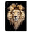 For Samsung Galaxy Tab A11+ Leather Case Pattern Printed Stand Tablet Cover with Card Slots - Lion Head - 5