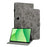 For OnePlus Pad Lite / Oppo Pad SE Case Tiger Imprint Anti-Scratch PU Leather Tablet Cover - Grey - 1