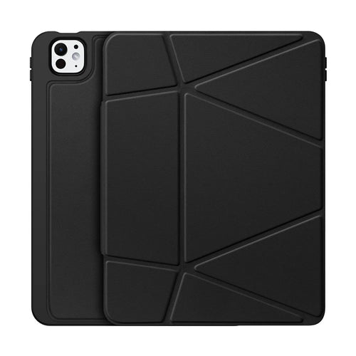 DUX DUCIS Vers Series For iPad Pro 11 (2025) / 11 (2024) Tablet Case Multi-function Folding Stand Leather Cover - Black - 1