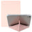 For iPad (2025) / iPad 10.9 (2022) Case Y-Fold Stand PU Leather Clear Acrylic Tablet Cover - Pink - 1