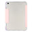 For iPad (2025) / iPad 10.9 (2022) Case Y-Fold Stand PU Leather Clear Acrylic Tablet Cover - Pink - 6