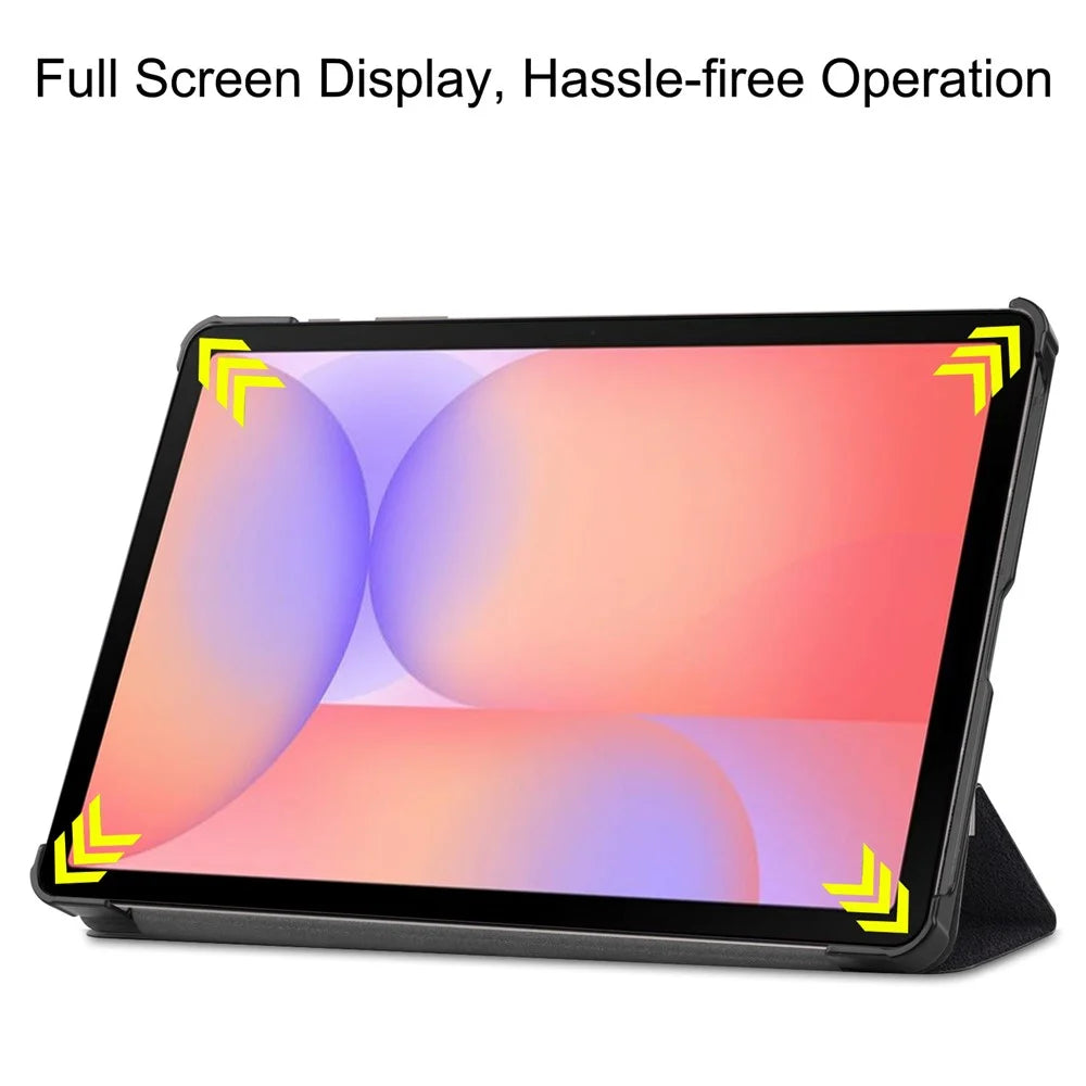 For Samsung Galaxy Tab S10 Lite Case Pattern Print Leather Stand Tablet Cover - Don't Touch Me - 3