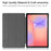 For Samsung Galaxy Tab S10 Lite Case Anti-Drop Leather Stand Tablet Cover - Black - 2