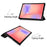 For Samsung Galaxy Tab S10 Lite Case Anti-Drop Leather Stand Tablet Cover - Black - 3