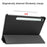 For Samsung Galaxy Tab S10 Lite Case Anti-Drop Leather Stand Tablet Cover - Black - 4
