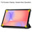For Samsung Galaxy Tab S10 Lite Case Anti-Drop Leather Stand Tablet Cover - Black - 5