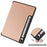 For Samsung Galaxy Tab S10 Lite Stand Case Shock-Absorbent Leather Tablet Cover with Pen Slot - Rose Gold - 6
