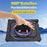 For iPad (2025)  /  10.9 (2022) Case Kickstand PC + TPU Shockproof Tablet Cover with Hand Strap  /  Pen Slot - Black - 5