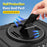 For iPad (2025)  /  10.9 (2022) Case Kickstand PC + TPU Shockproof Tablet Cover with Hand Strap  /  Pen Slot - Black - 7