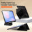 DUX DUCIS For Samsung Galaxy Tab S10 FE+ Tablet Case  Vers Series Multi-function Folding Stand Leather Cover - Black - 4
