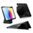 DUX DUCIS For iPad (2025) / iPad 10.9 (2022) Tablet Case  Vers Series Multi-function Folding Stand Leather Cover - Black - 2
