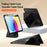 DUX DUCIS For iPad (2025) / iPad 10.9 (2022) Tablet Case  Vers Series Multi-function Folding Stand Leather Cover - Black - 4