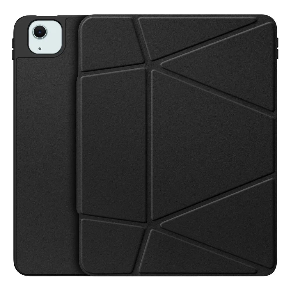 DUX DUCIS Vers Series Tablet Case for iPad Air 11 (2026) / (2025) / (2024) / iPad Air (2022) / (2020) / iPad Pro 11 (2022) / (2021) / (2020) Stand Leather Cover - Black - 1