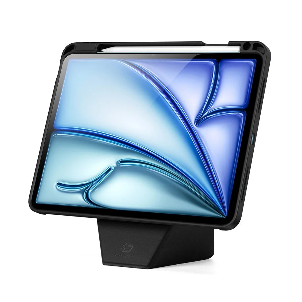 DUX DUCIS Vers Series Tablet Case for iPad Air 11 (2026) / (2025) / (2024) / iPad Air (2022) / (2020) / iPad Pro 11 (2022) / (2021) / (2020) Stand Leather Cover - Black - 3