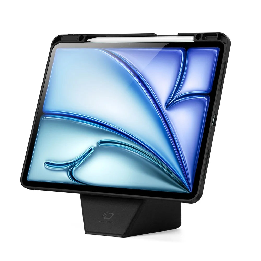 DUX DUCIS Vers Series Tablet Case for iPad Air 13 (2026) / (2025) / (2024) / Pro 12.9 (2022) / (2021) / (2020) / (2018) Stand Leather Cover - Black - 3