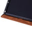 Tablet Case For Samsung Galaxy Tab S11 Ultra / S10 Ultra / S9 Ultra / S8 Ultra Card Slots Leather Cover Flower Pattern - Brown - 7