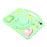 For iPad mini (2024) / (2021) Silicone Case Rotating Kickstand Hand Grip Cute Tablet Cover - 5