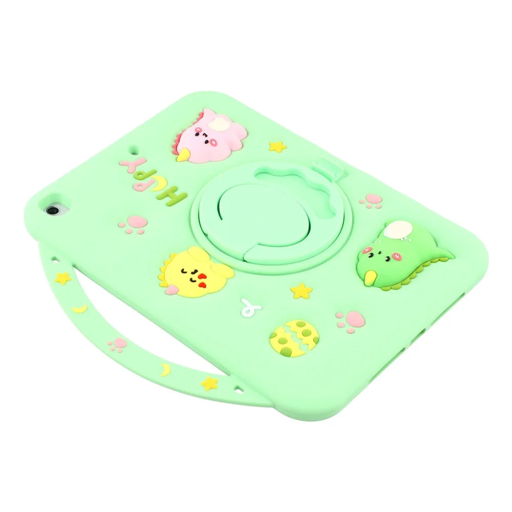 Silicone Case for iPad 10.2 (2021) / (2020) / (2019) / iPad Air 10.5 inch (2019) / Pro 10.5-inch (2017) Rotating Kickstand Hand Grip Cute Tablet Cover - 5