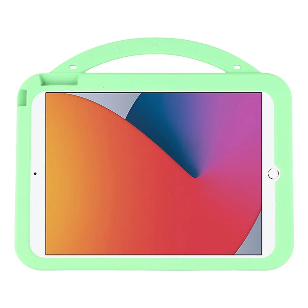 Silicone Case for iPad 10.2 (2021) / (2020) / (2019) / iPad Air 10.5 inch (2019) / Pro 10.5-inch (2017) Rotating Kickstand Hand Grip Cute Tablet Cover - 6
