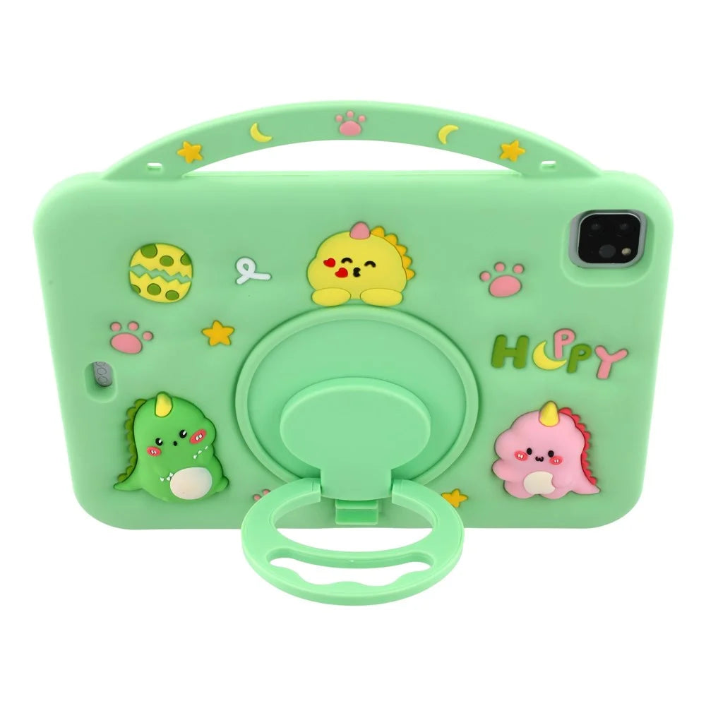 Silicone Case for iPad Air 11 (2026) / (2025) / (2024) / Air (2022) / (2020) / iPad Pro 11 (2022) / (2021) / (2020) / (2018) Kickstand Cute Tablet Cover - 2