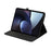 For OnePlus Pad Case with Stand Card Holder Cloth Texture Leather Tablet Cover - Black - 3