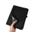 For OnePlus Pad Case with Stand Card Holder Cloth Texture Leather Tablet Cover - Black - 4