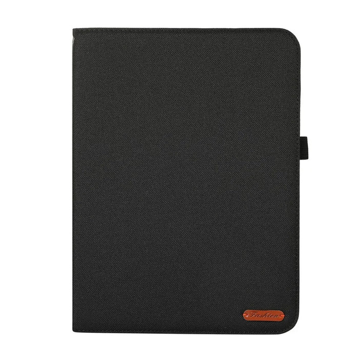 For OnePlus Pad Case with Stand Card Holder Cloth Texture Leather Tablet Cover - Black - 5