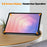 For Samsung Galaxy Tab S11 Case Anti-Drop Leather Stand Tablet Cover - Black - 4