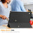 For Samsung Galaxy Tab S11 Case Anti-Drop Leather Stand Tablet Cover - Black - 6