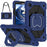 For Lenovo Tab K9 / Tab One Case Silicone + PC Kickstand Tablet Cover - Navy Blue / Black - 1