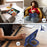 For Lenovo Tab K9 / Tab One Case Silicone + PC Kickstand Tablet Cover - Navy Blue / Black - 7