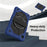 For Lenovo Tab K9 / Tab One Case Silicone + PC Kickstand Tablet Cover with Handy Strap - Navy Blue / Black - 4