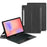 For Samsung Galaxy Tab S10 Lite Leather Case + Bluetooth-Compatible Keyboard with Backlight Trackpad - 1