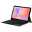 For Samsung Galaxy Tab S10 Lite Leather Case + Bluetooth-Compatible Keyboard with Backlight Trackpad - 3