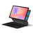 For Samsung Galaxy Tab S10 Lite Floating Magnetic Bluetooth-Compatible Keyboard (French) + Leather Tablet Case - Black - 2