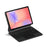 For Samsung Galaxy Tab S10 Lite Floating Magnetic Bluetooth-Compatible Keyboard (French) + Leather Tablet Case - Black - 4