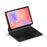 For Samsung Galaxy Tab S10 Lite Magnetic Floating Bluetooth-Compatible Keyboard (Spanish) + Leather Tablet Case - Black - 5