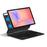 For Samsung Galaxy Tab S10 Lite Magnetic Floating Bluetooth-Compatible Keyboard (English) + Leather Tablet Case - Black - 1