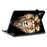 For Samsung Galaxy Tab S11 Leather Case Pattern Printed Stand Tablet Cover with Card Slots - Lion Head - 4