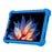 For Blackview ZENO 1 / TechLife Pad Lite 8 Case Adjustable Kickstand Silicone Tablet Protective Cover - Dark Blue - 3