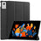 For Lenovo Idea Tab Plus Case Anti-Drop Leather Stand Tablet Cover - Black - 1