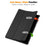 For Lenovo Idea Tab Plus Case Anti-Drop Leather Stand Tablet Cover - Black - 4