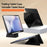 DUX DUCIS For Samsung Galaxy Tab S9+ / Galaxy Tab S9 FE+ / Galaxy Tab S10+ Tablet Case  Vers Series Multi-function Folding Stand Leather Cover - Black - 4