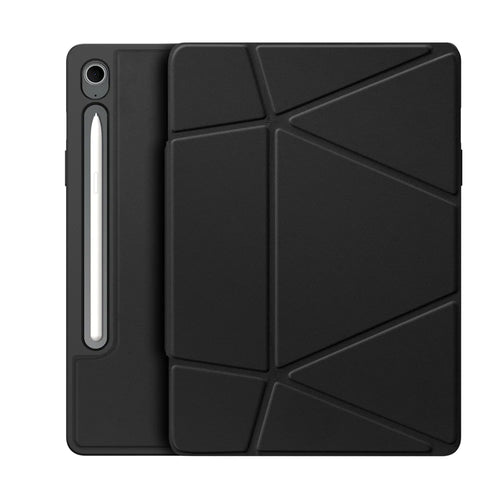 DUX DUCIS For Samsung Galaxy Tab S10 FE / Galaxy Tab S9 FE / Galaxy Tab S9 / Galaxy Tab S10 Lite Tablet Case  Vers Series Multi-function Folding Stand Leather Cover - Black - 1