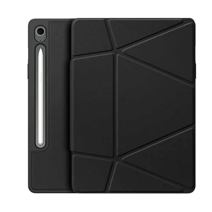 DUX DUCIS For Samsung Galaxy Tab S10 FE / Galaxy Tab S9 FE / Galaxy Tab S9 / Galaxy Tab S10 Lite Tablet Case  Vers Series Multi-function Folding Stand Leather Cover - Black - 1