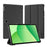 DUX DUCIS For OnePlus Pad Lite / Oppo Pad SE Case  Domo Series Tri-fold Stand PU Leather Tablet Cover - Black - 1