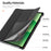 DUX DUCIS For OnePlus Pad Lite / Oppo Pad SE Case  Domo Series Tri-fold Stand PU Leather Tablet Cover - Black - 6