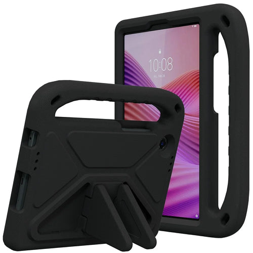 For Lenovo Tab K9  /  One Case Hand Grip Kickstand Tablet EVA Cover - Black - 1